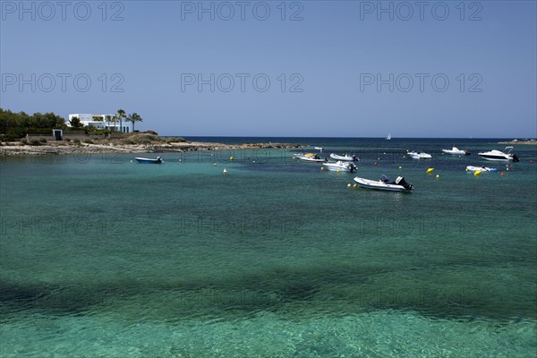 Boats off Playa Es Trenc
