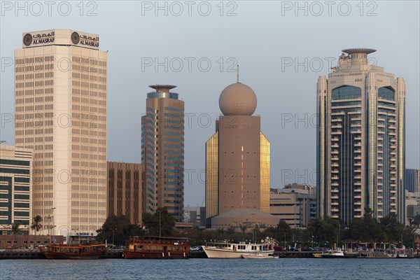 Skyscrapers on Dubai Creek