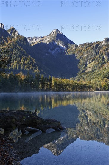 Early morning on lake Offensee