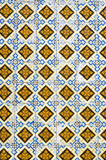 Tiles of traditional Portuguese house