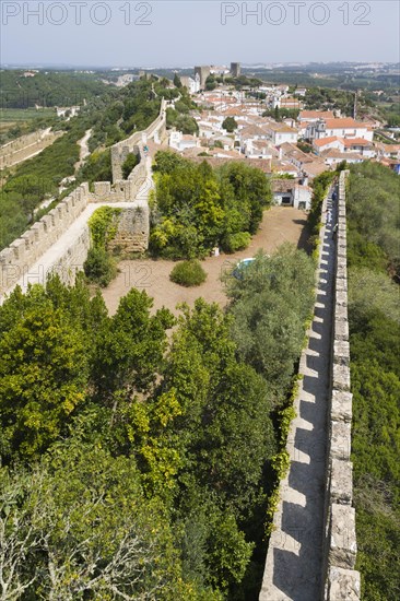 View of Obidos from the city wall