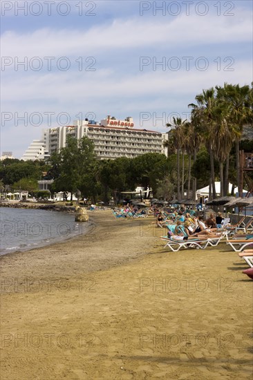Beach with hotels