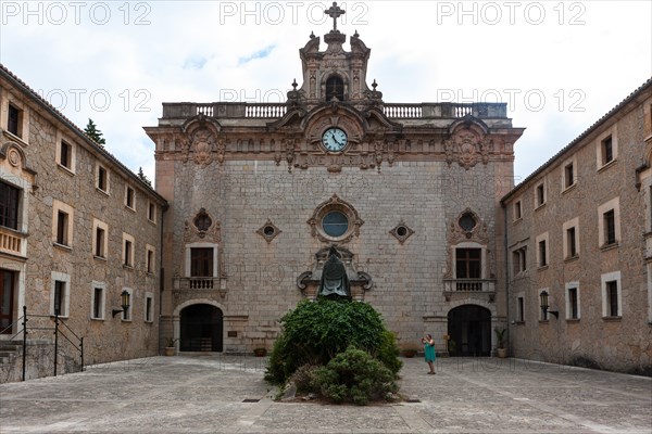 Courtyard of Santuari de Lluc