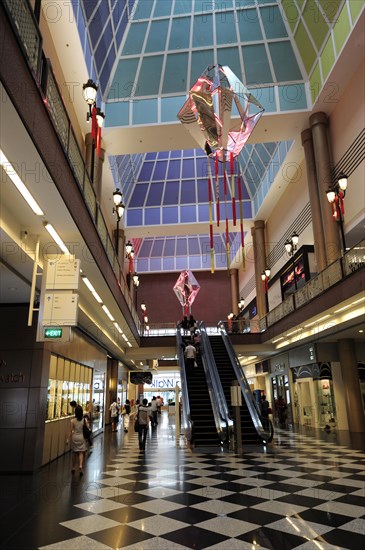 Shops in the Millenia Walk shopping centre in Marina Centre