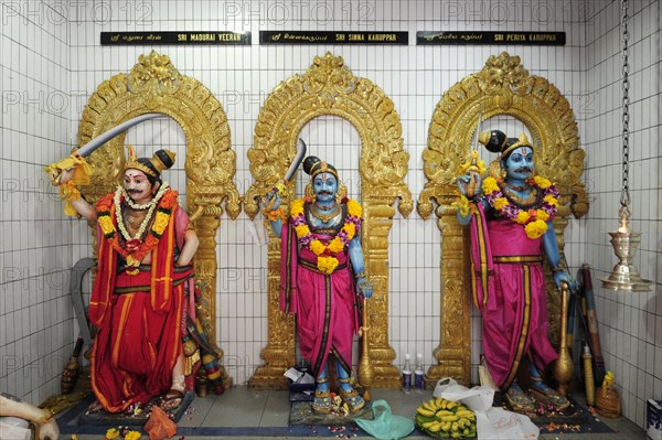 Statues in a Hindu temple