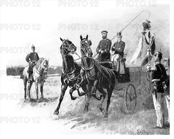 Arrival of the remounts