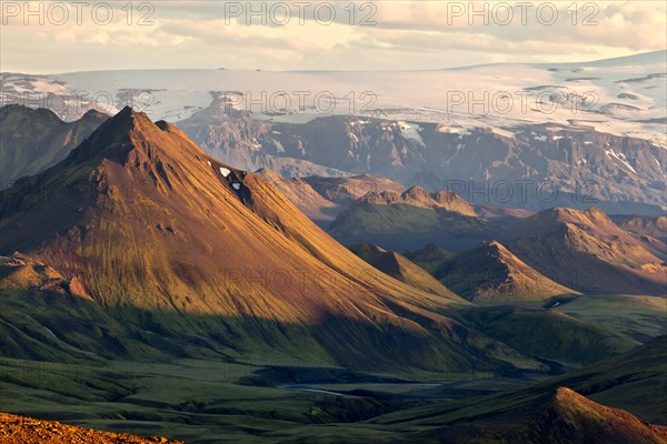 Myrdalsjokull glacier