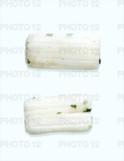 Two Japanese rice crackers