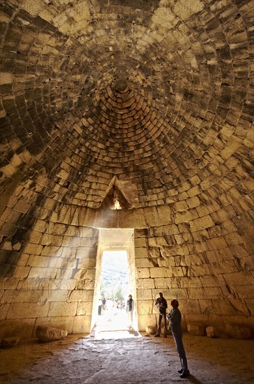 Interior of the Treasury of Atreus