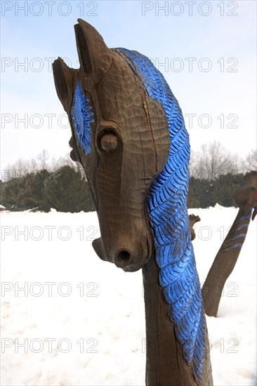 Horse sculpture