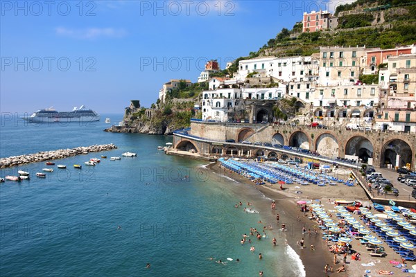 Resort town of Atrani