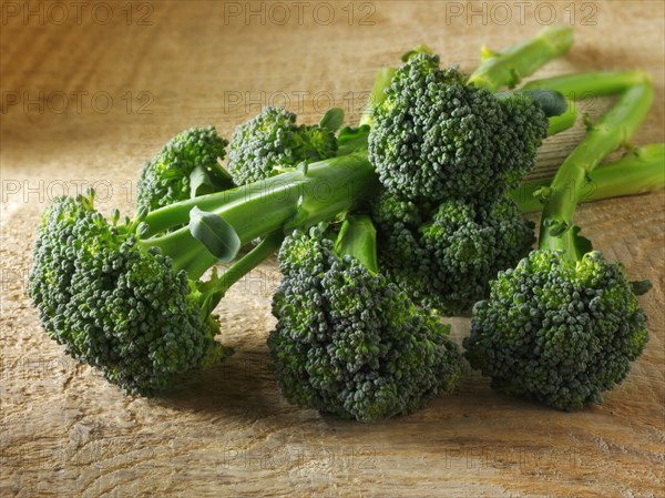 Fresh broccoli heads
