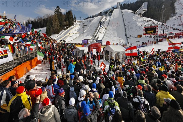Slalom on Gudiberg Mountain