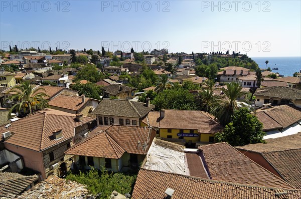 View of the old town of Antalya