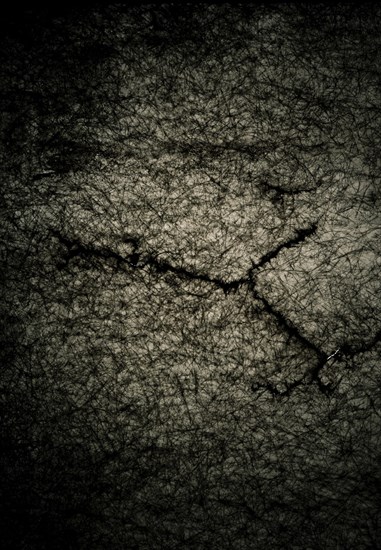 Close-up of plastic covering a window
