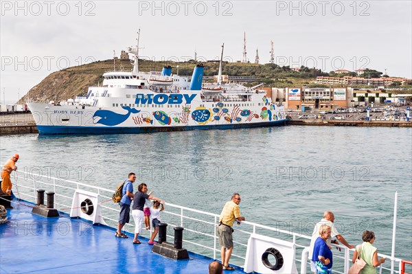 Moby Lines Ferry in Port of Piombino
