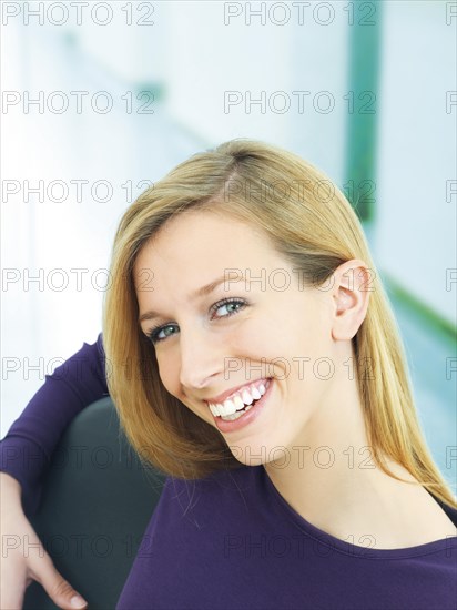 Young woman smiling