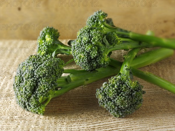 Fresh broccoli heads