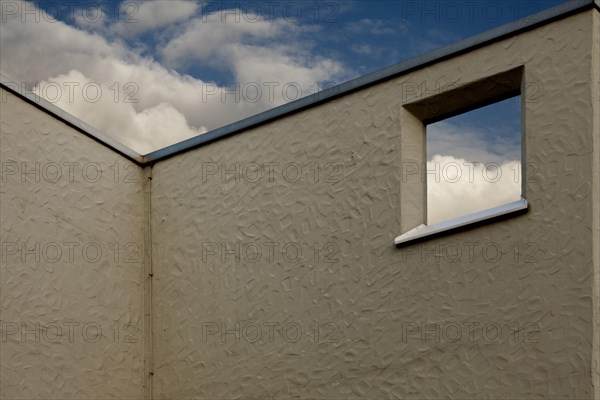 Window with a view of the sky