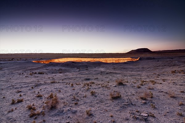 Fire crater