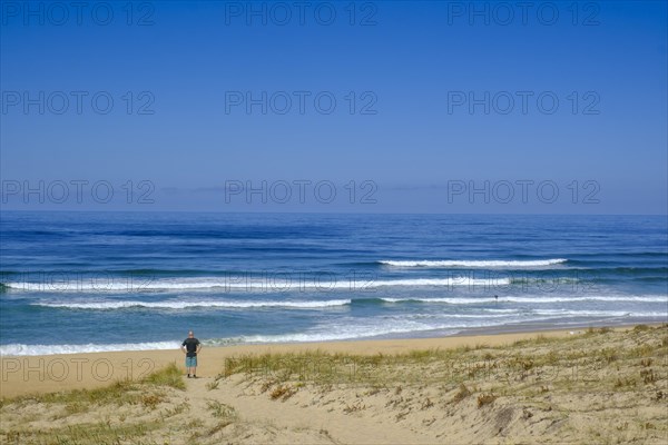 Beach and coast at Plage des Chenes Lieges