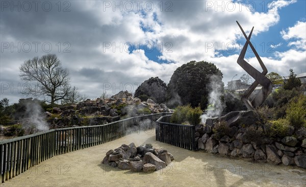 Path in thermal area