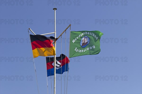 Flags at the harbour
