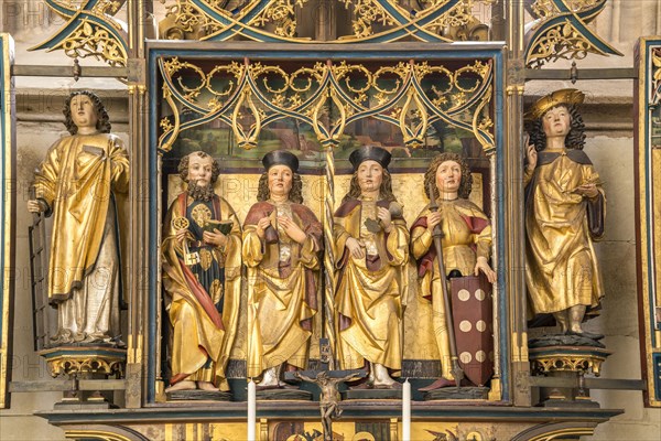 Altar of the Holy Trinity in the catholic parish church St. Georg