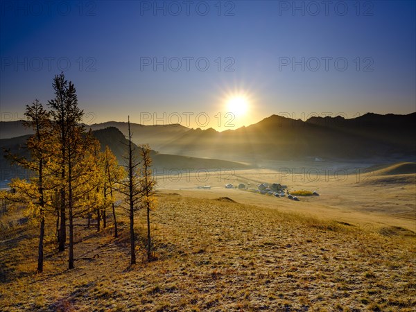 Sunrise in Gorchi Terelj National Park