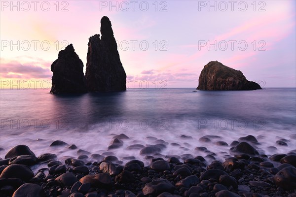 Volcanic rock formation Ilheus da Rib