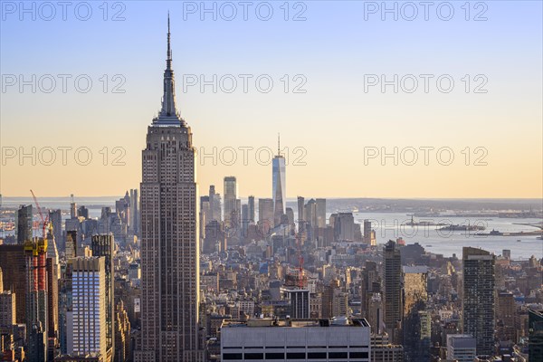 View of Midtown and Downtown Manhattan