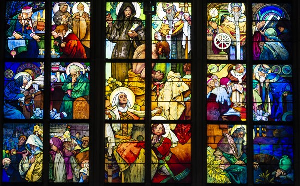 Stained glass windows