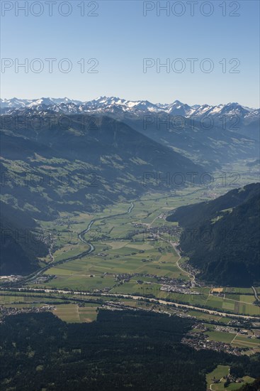 View into the Inn Valley and Zillertal