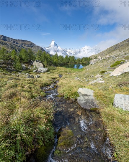 Snow-covered Matterhorn