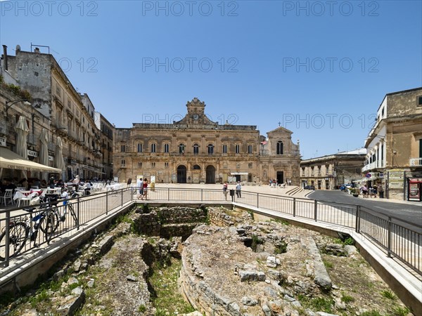 Historical ruins in the old town