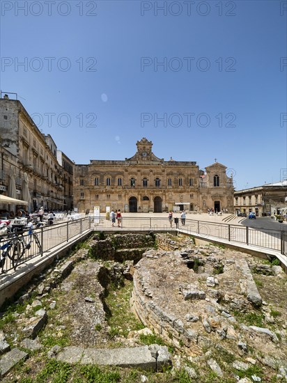 Historical ruins in the old town
