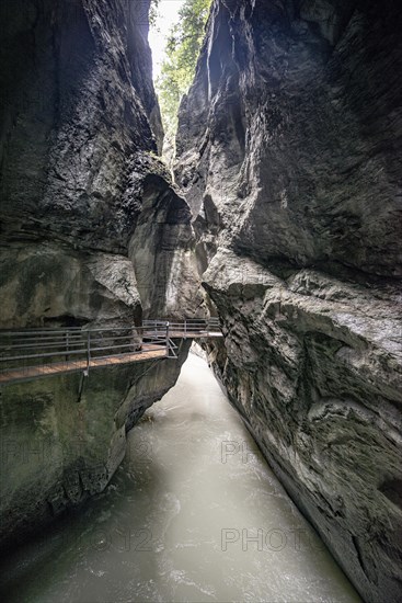 Aare Gorge at Haslital valley or Hasli Valley