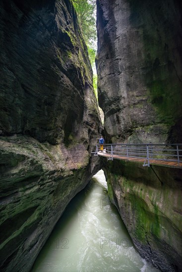 Aare Gorge at Haslital valley or Hasli Valley