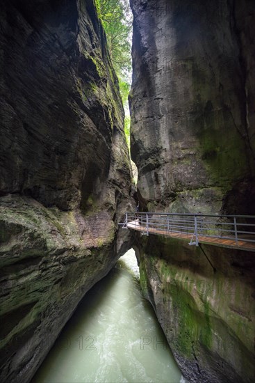 Aare Gorge at Haslital valley or Hasli Valley