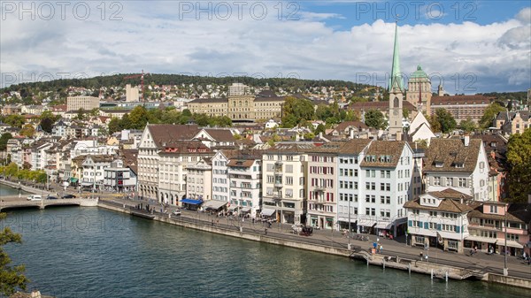 Old town with preacher church and university