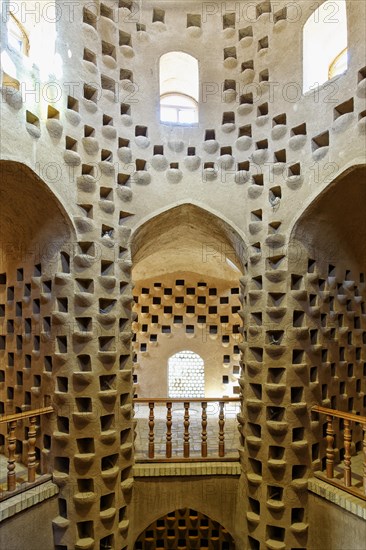 Interior of a traditional pigeon tower