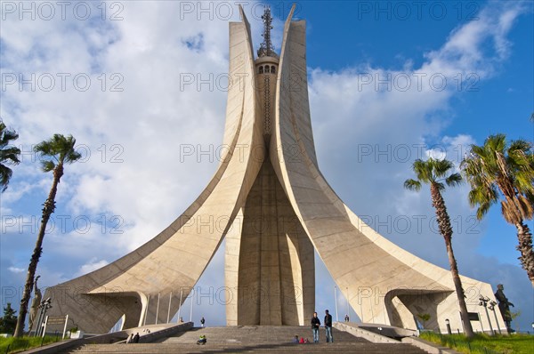 The Monument of the Martyrs in Algiers