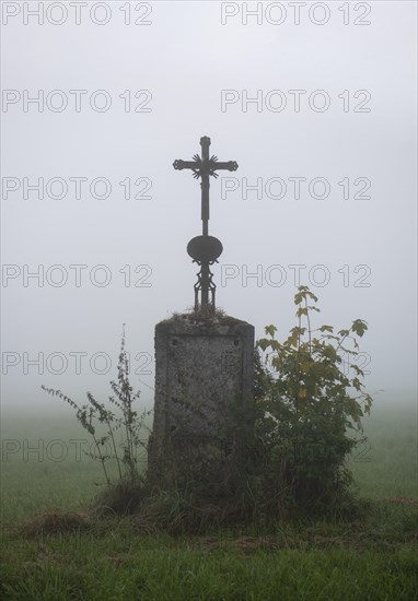 Wayside Cross in the Fog