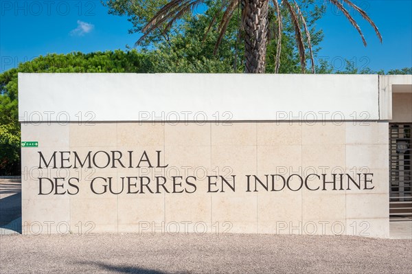 Entrance area of the necropolis Memorial des Guerres en Indochine