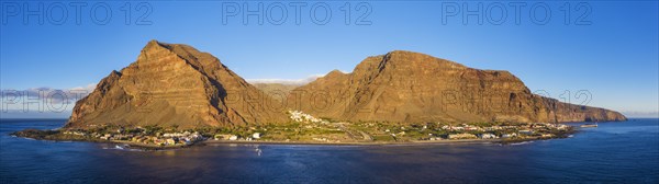 Panorama of Valle Gran Rey with La Playa