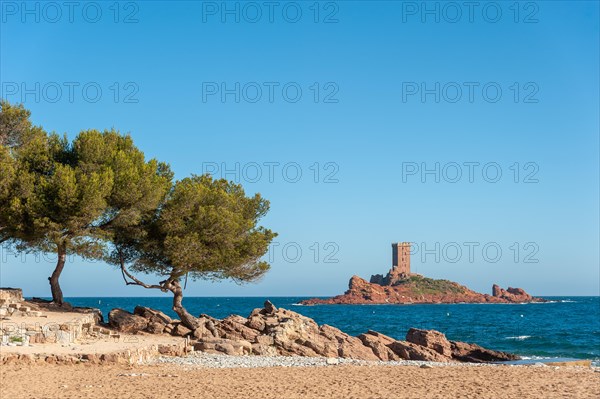 Island of Ile d'Or at Cap Dramont