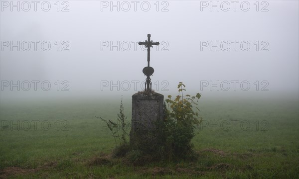 Wayside Cross in the Fog