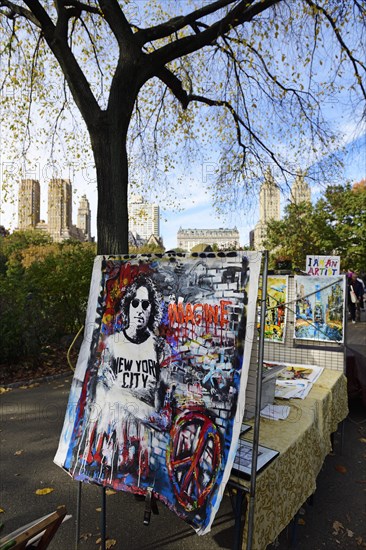 John Lennon painting