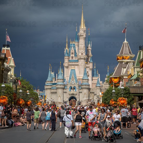 Main Street in the Magic Kingdom theme park