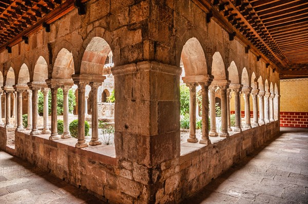 Cloister of the Cathedral of Saint-Leonce